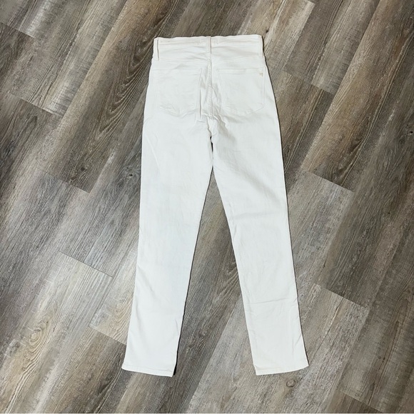 Madewell Stovepipe white Jeans Sz 25 Tall - Picture 7 of 12
